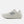 White running shoe with New Balance logo on a light gray background