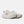 Pair of light gray running shoes on a white background