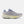 Gray running shoe with New Balance logo on a white background