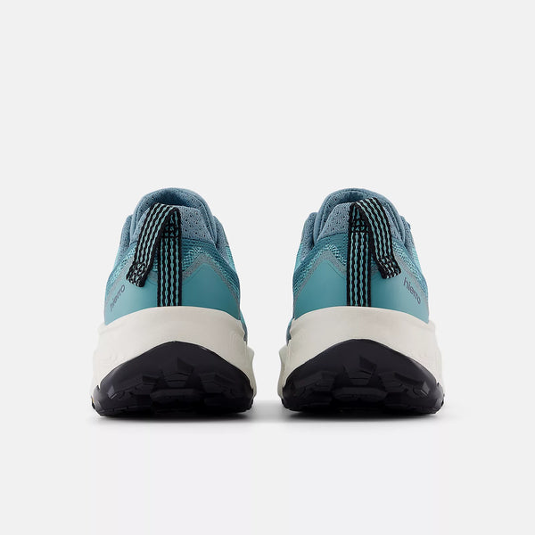 The heel tab on the women's trail shoe stretches lower down for more durability.