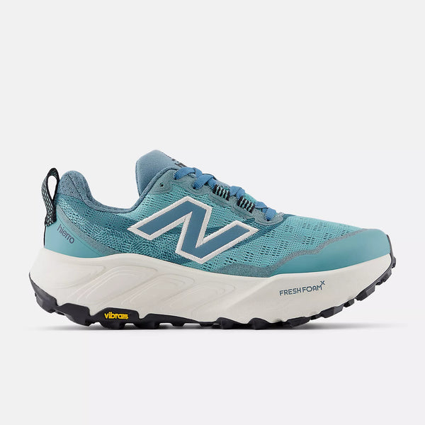 The NB Hierro V9 has a light teal upper with matching laces.