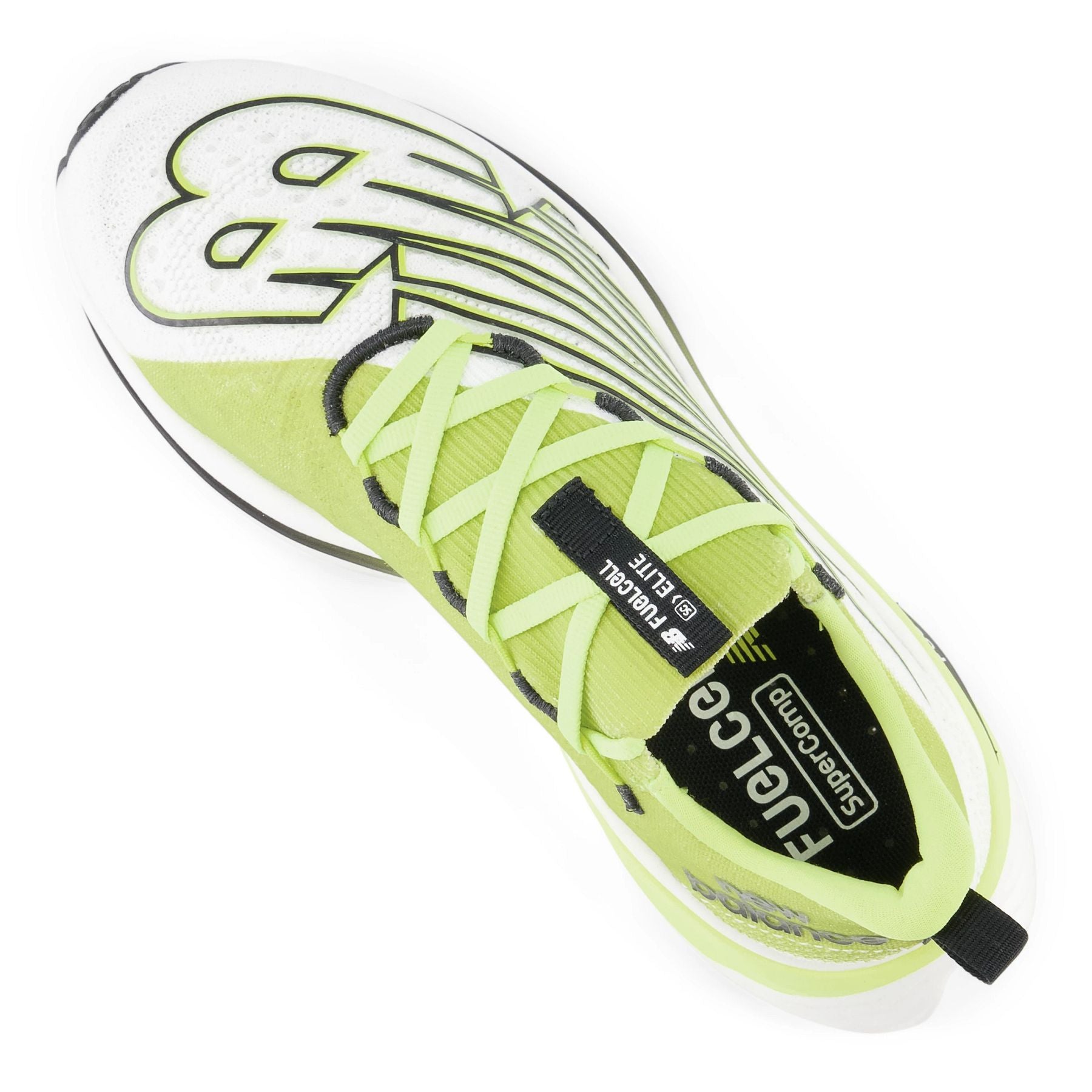 Top angle view of the Men's Super Comp Elite V3 in Thirty Watt/Black/Cosmic Rose