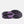 Purple and black athletic shoe sole on a white background