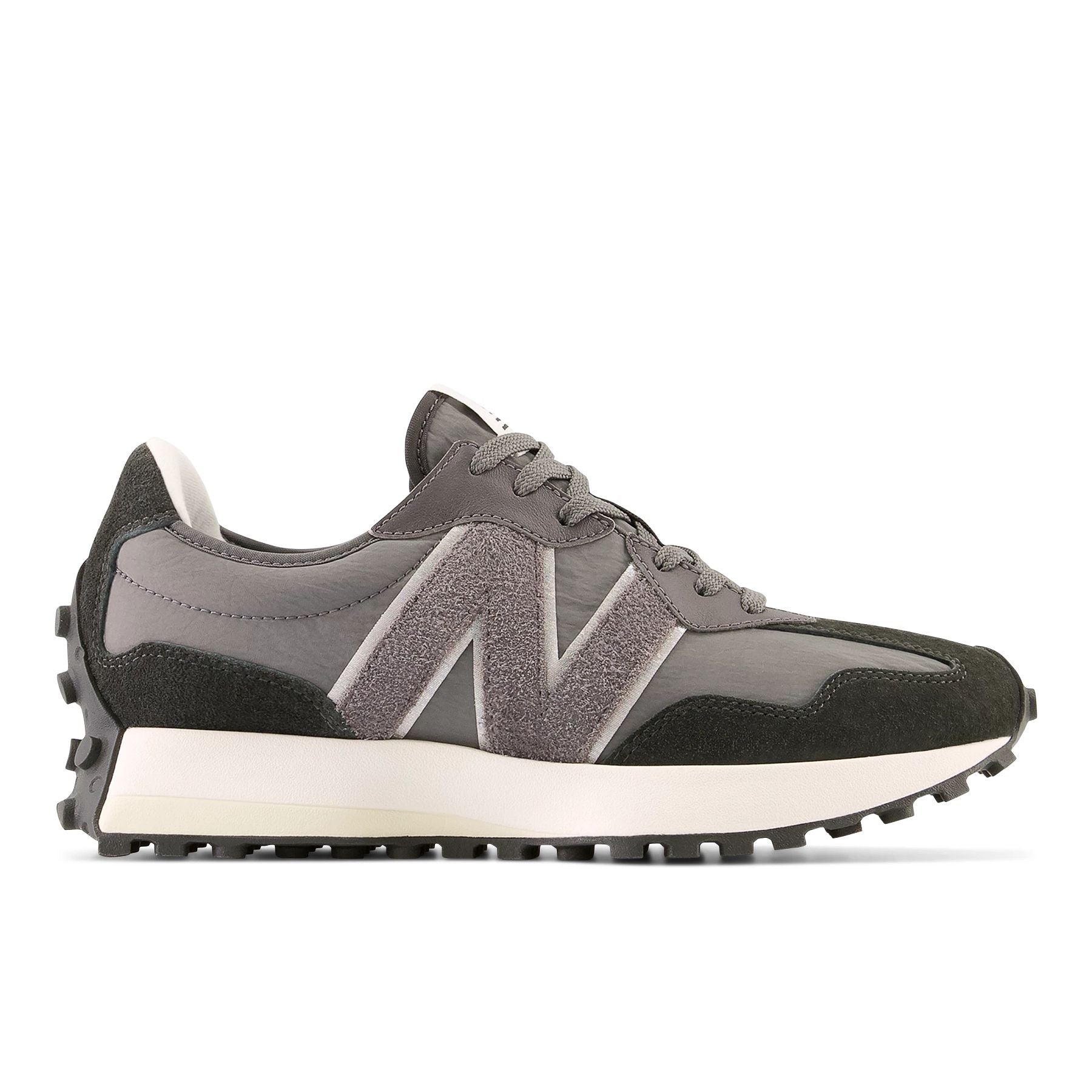 Lateral view of the Women's 327 by New Balance in Top/Castle