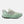 Green running shoe with New Balance logo on a white background