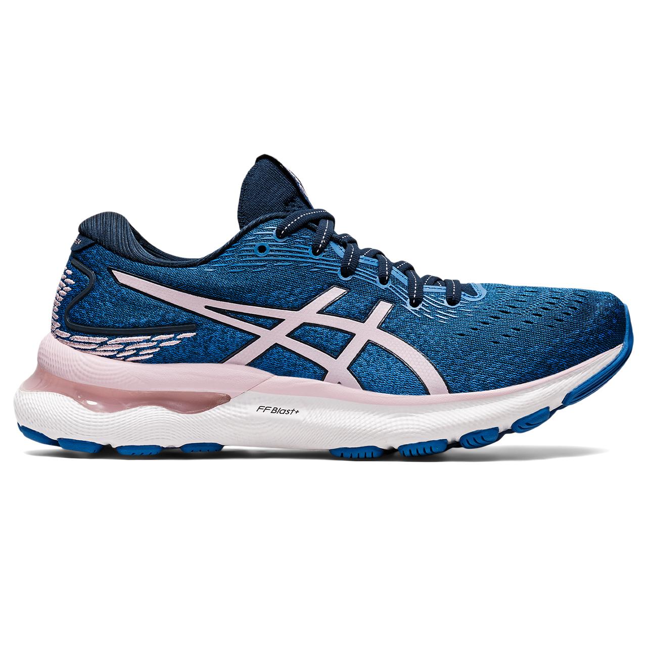 The Women's Nimbus 24 is one of the classics from ASICS.  It's been one of the best-selling cushioned neutral shoes for many years and will no doubt continue that trend with version 24.This version comes in the Wide Fit.  "D"
