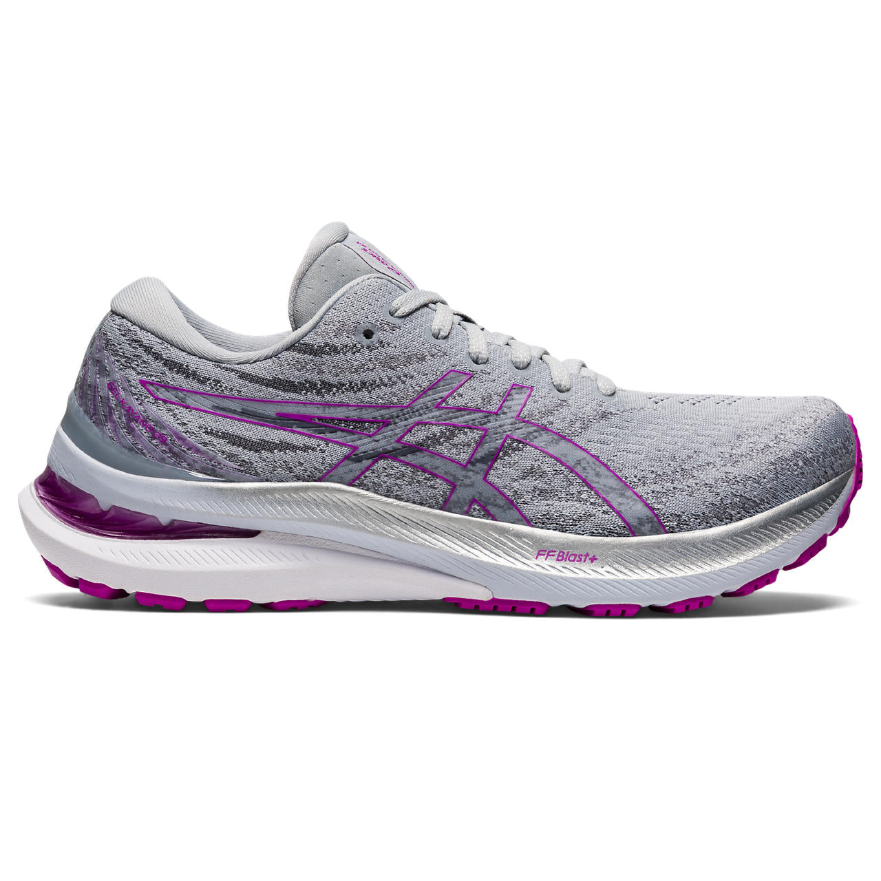 The Women's Gel-Kayano 29 creates a stable running experience and a more responsive feel underfoot. Featuring a low-profile external heel counter, this piece comfortably cradles your foot with advanced rearfoot support.