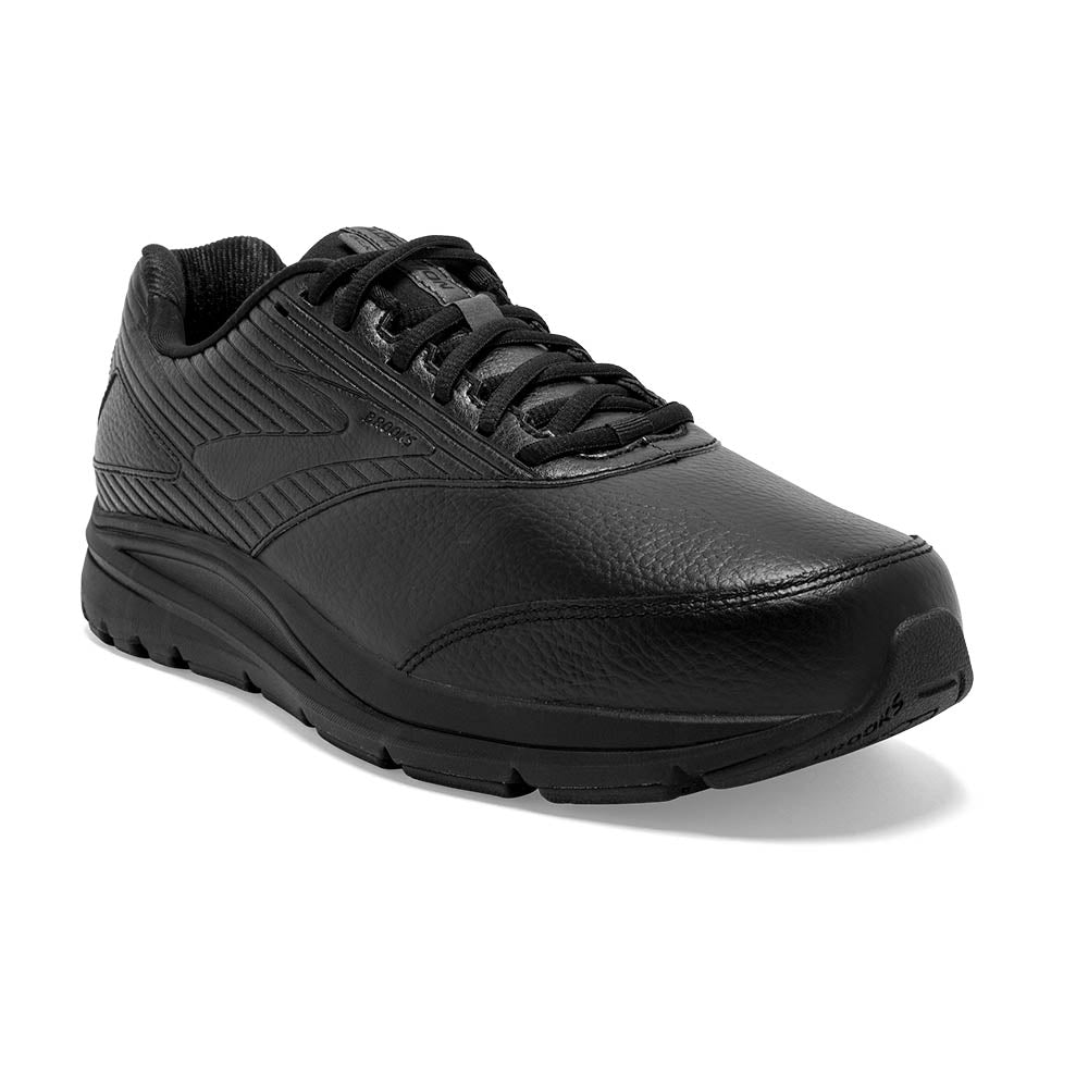 Enjoy life at any pace in the Men's Addiction 2 Walker from Brooks.  The comfy leather upper features great comfort around the foot. The slip-resistant sole and Progressive Diagonal Rollbar provides lots of support that helps keep you in a great stride.  This version of the Addiction Walker 2 comes in the Extra Wide Fit.
