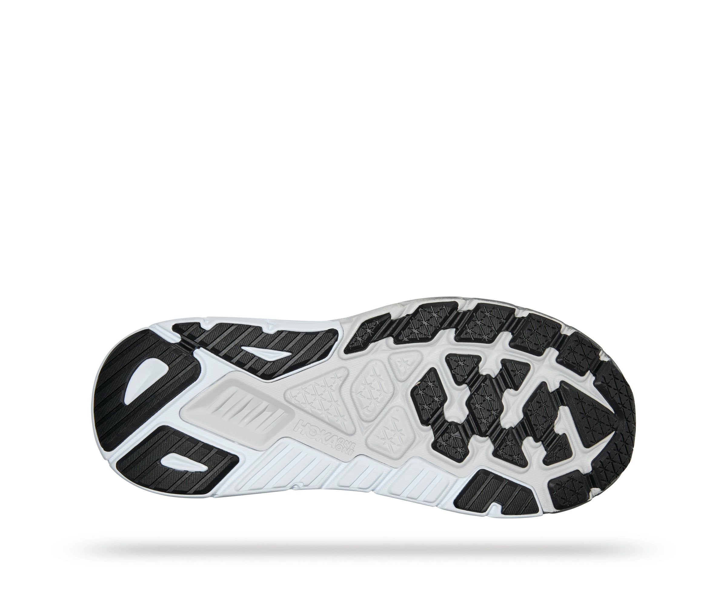 This image is of the outsole of the Hoka Men's Arahi 6 running shoe