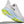 Back angled view of the Women's HOKA Clifton 9 in the wide 