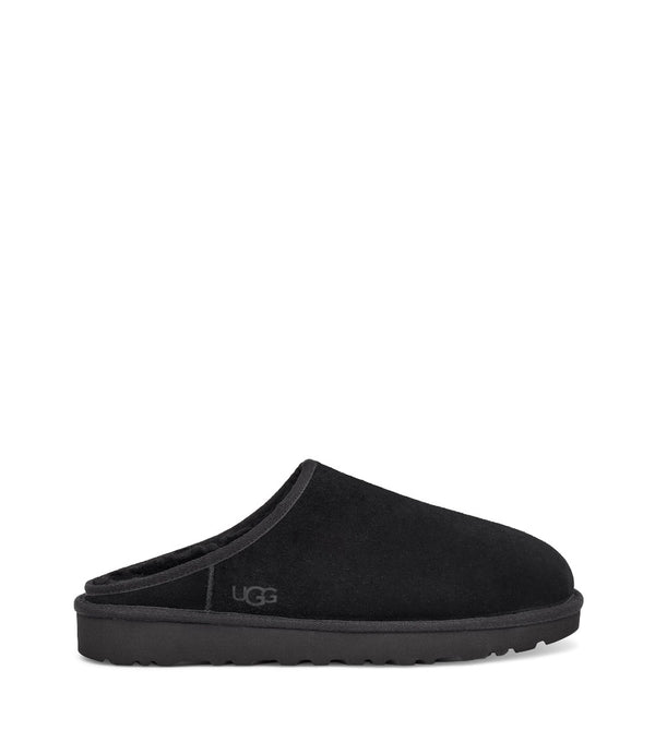 An effortless take on an icon with the same rich suede and soft sheepskin, the new Classic Slip-On offers easy entry and a laidback look. Lined with the signature UGGplush blend of upcycled wool and plant-based lyocell, it's finished with a Treadlite by UGG outsole for grip and cushioning.