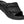 Lateral angled view of the Unisex Ora Luxe Recovery Slide by HOKA in all black