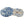 Bottom (outer sole)  view of the Men's Mizuno Wave Neo Ultra in White/Blue