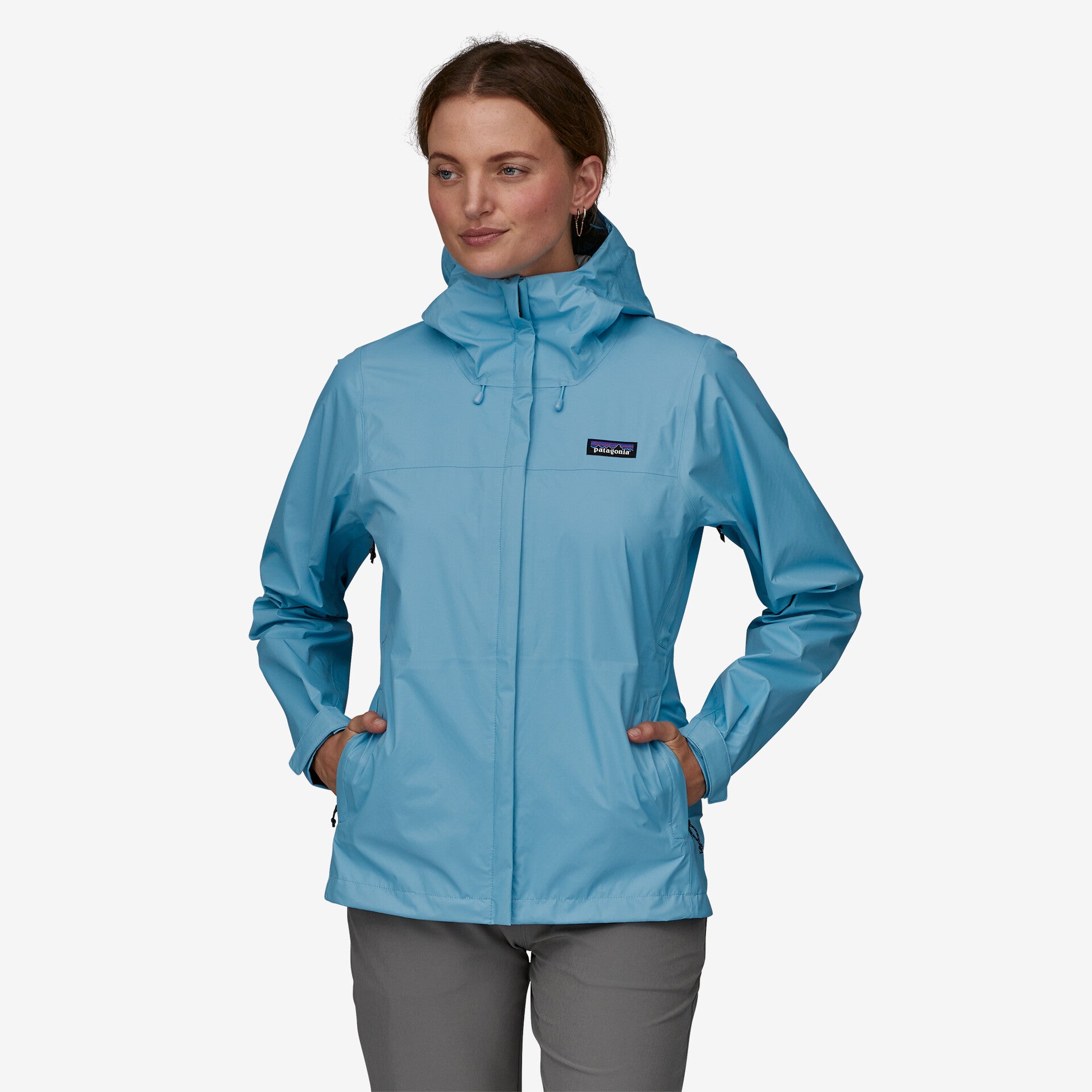 front view of womens torrentshell jacket