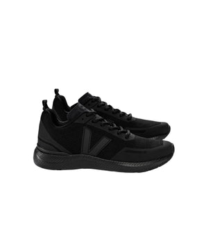 Lateral view of a pair of Women's Impala's by VEJA in all black