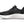 Medial view of the Women's Tempus by Saucony in the color Black/Fog
