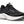 Front angle view of the Women's Tempus by Saucony in the color Black/Fog