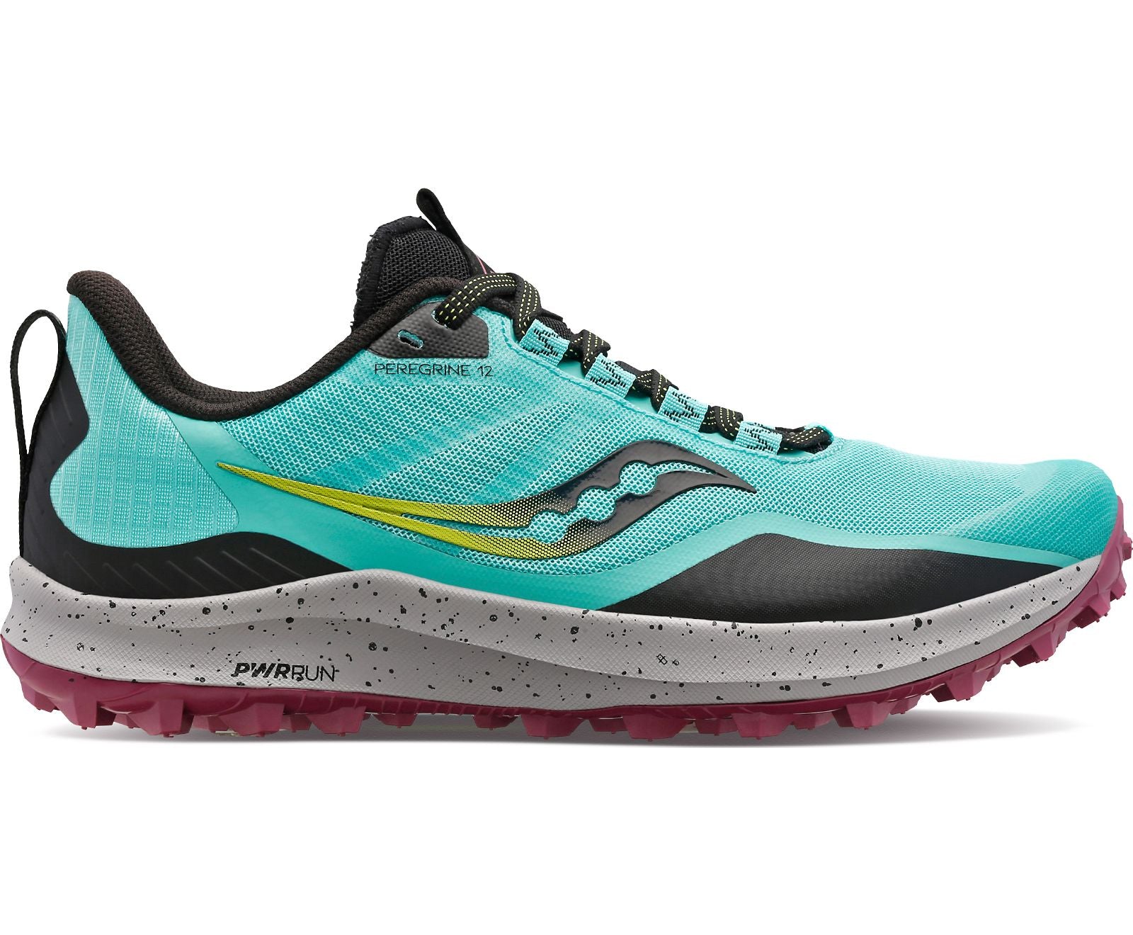 Named for the fastest bird on earth, the Women's Peregrine 12 from Saucony more than lives up to its name. Stripped down for blistering speeds, it’s time to get comfortable free-flying across the trails.