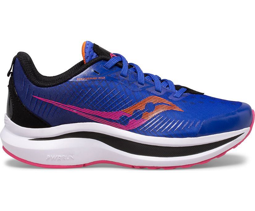 This Saucony kids shoe is great for running, play and anything they do during the day
