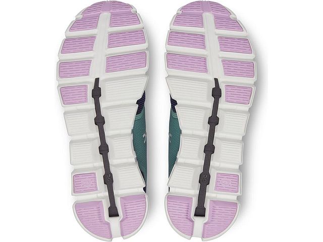 Bottom (outer sole) view of the Women's Cloud 5 Push by ON in the color