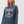 front view of womens savasana pullover