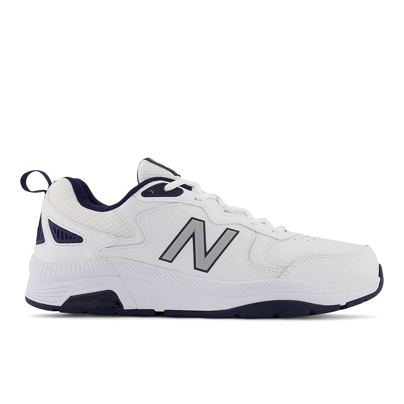 Lateral view of the Men's New Balance Cross Training 857 V3 in white
