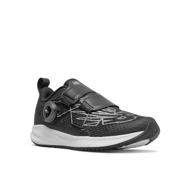 The innovative FuelCore Reveal BOA kids' shoe from New Balance features adult-level technology for a fast feel kids love
