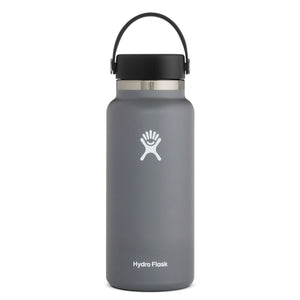 Big enough for a whole day on the river or trails, Hydroflask's 32 oz Wide Mouth Bottle is made with professional-grade stainless steel and a wider opening for faster fill. The Color Last™ powder coat is dishwasher safe for even more convenience. Cold stays ice cold for 24 hours, and hot stays wickedly hot for 12 — just like always.