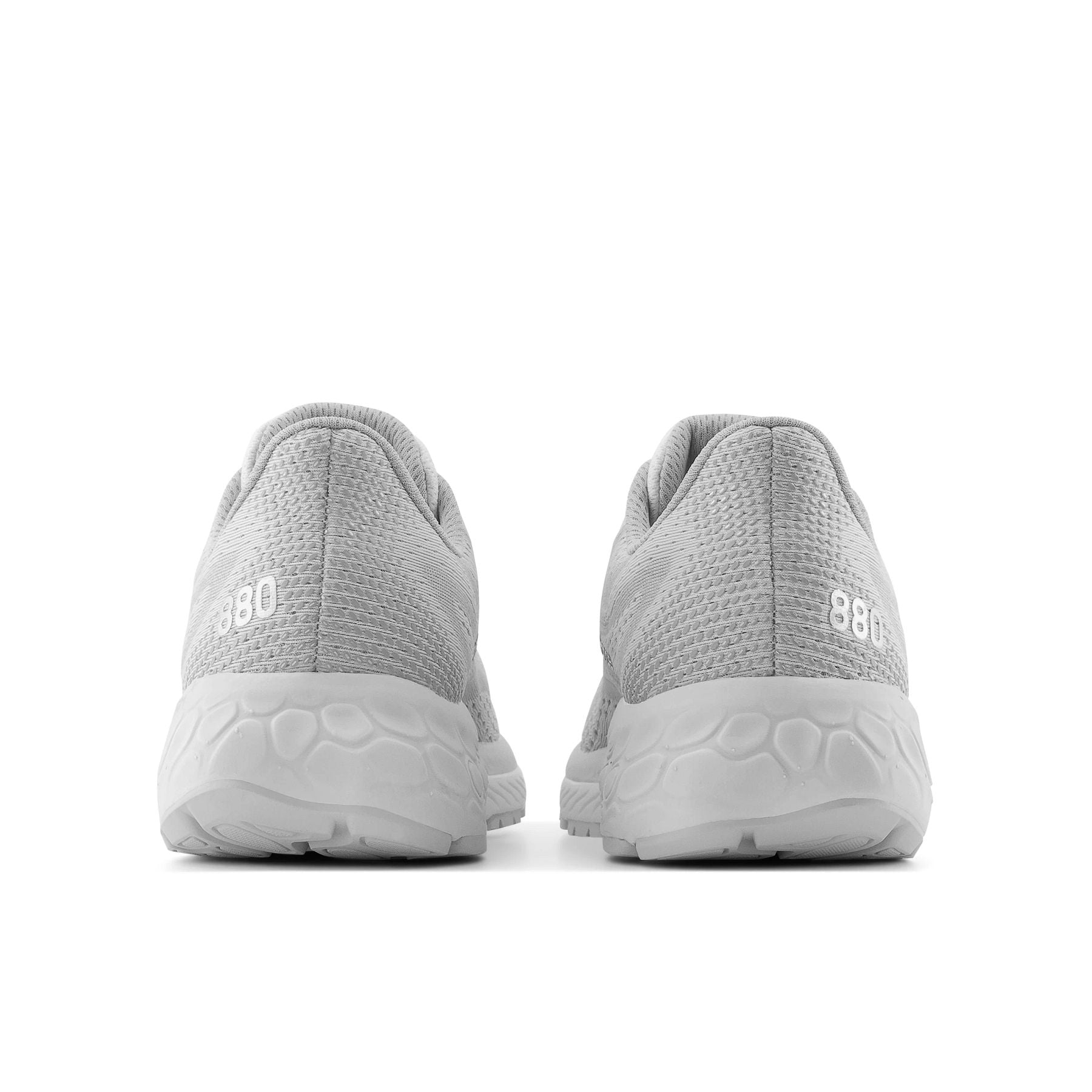 Back view of the Women's 880 V13 by New Balance in the color White/White