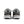 Back view of the Women's New Balance 990 V6 in Black/White