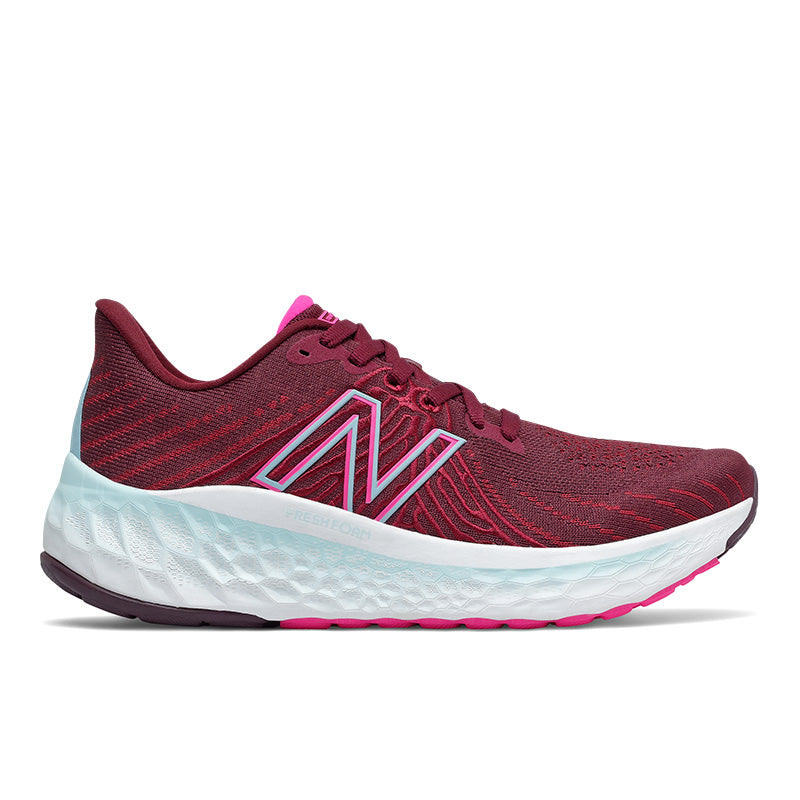 The Women's New Balance Fresh Foam X Vongo V5 is designed to be the ideal blend of support and softness. This version of the Vongo is a huge improvement from past years and customers reactions are really showing it. It features a soft and light Fresh Foam midsole and a firmer medial post.  The latter helps to control pronation and improve the persons gait process with added stability throughout every stride.
