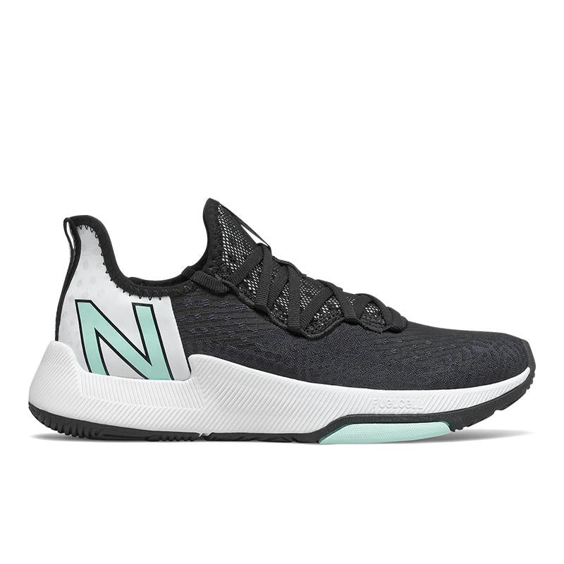 The Women's Fuel Cell Trainer is built to perform from the gym floor to the turf to the concrete, this New Balance workout shoe can do it all. Featuring a FuelCell foam midsole for stability and cushioning and a durable yet flexible outsole, this women's Trainer is designed for comfort no matter the workout. 